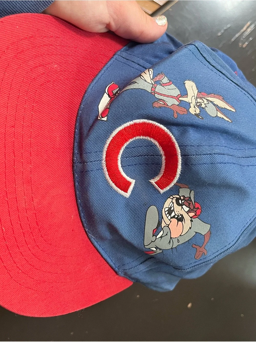 VINTAGE youth Chicago Cubs Looney Tunes Baseball Cap